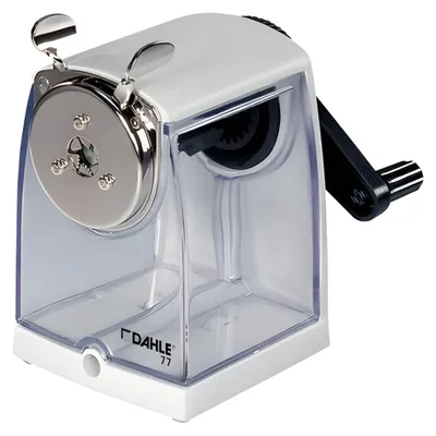 Produktbild von Dahle Bleistiftspitzmaschine 77 aus Metall, grau, für 12 mm Stifte