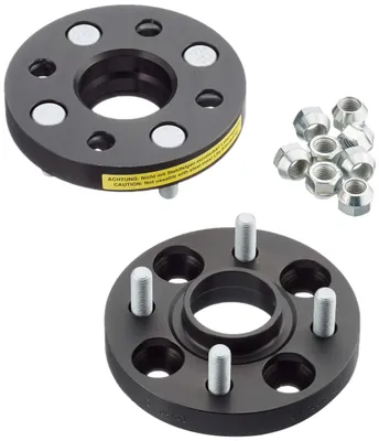 Image de H&R, entretoise de voie de 20 mm, plaque de fixation à 4 trous, pas de 100 mm, pour TOYOTA Yaris berline 3 portes (P9), pour MAZDA 2 berline 3 portes (DE, DH3), pour KIA PICANTO (TA)