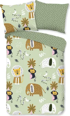 Produktbild von Duvet cover Good Morning 100x135 + 1* 40x60 cm - animals