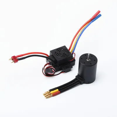 Obrázek produktu pro 3650 4500KV střídavý motor s 60A ESC combo náhradní díl pro HSP HPI Wltoys 1:8 / 1:10 dálkově ovládaná autíčka a lodní díly