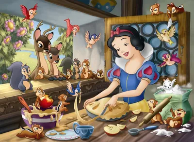 Image de RAVENSBURGER - Puzzle 60 pièces Blanche-Neige Pâtisserie / Disney
