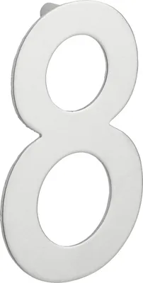 Image de Chiffre 8 à visser, inox, H.100mm - THIRARD