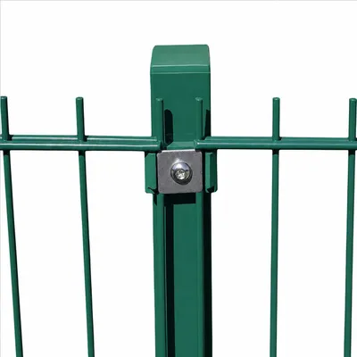 Produktbild von Doppelstabmattenzaun-Set (8/6/8) | 103 cm | Grün | 5 m Set