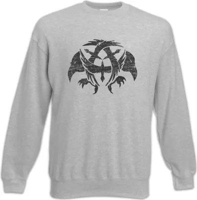 Produktbild von Urban Backwoods Ravens, Sweatshirt, Farbe: Hellgrau, Größe: L