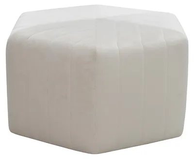 Produktbild von Stoff Fußhocker Ottomane Samt  Sitzhocker Hocker Pouf Puff Sitzpouf Textil