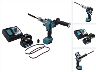 Produktbild von Makita DBS 180 RT Akku Bandfeile 18 V 9 x 533 mm Brushless + 2x Akku 5,0 Ah + Ladegerät
