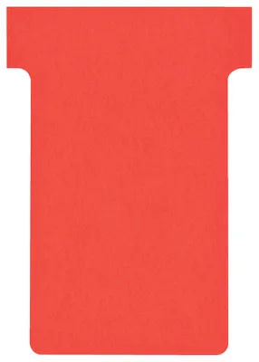 Produktbild von nobo T Karten Größe 2 / 60 mm 170 g/qm rot 100 Karten