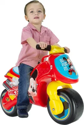 Zdjęcie produktu dla Motorowy rowerek biegowy Injusa Mickey Mouse