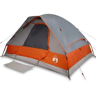 Immagine prodotto di Tenda da Campeggio a Cupola 4 Persone Grigio e Arancione