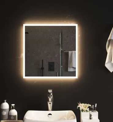 Image de The Living Store Miroir de salle de bain LED 50x50 cm