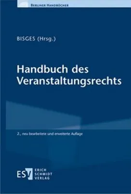 Obrázek produktu pro Handbuch des Veranstaltungsrechts