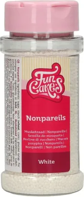 Produktbild von FunCakes Nonpareils White / Weiß 80 g