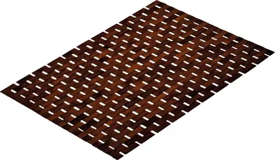 Image de Kleine Wolke Tapis de bain en bambou PALITO Nussbraun 50 x 70 cm