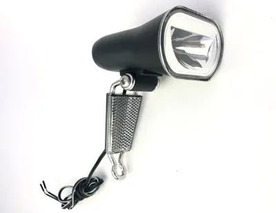 Produktbild von Philips LED E-Bike Frontlampe schwarz mit Reflektor zur Gabelmontage