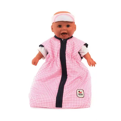 Produktbild von Bayer Chic 2000 Puppen-Schlafsack Dessin Pink Checker 792 46