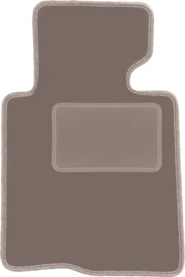 Produktbild von Fahrerfußmatte Velours beige passend für BMW 3 E46 (2000-2007, Cabrio) – mit Befestigungen – passgenau