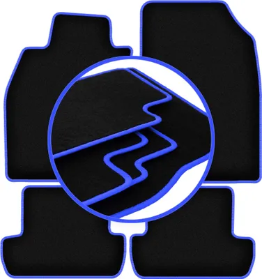 Image de Tapis de sol CARLUX-BLUE pour : Renault Mégane III berline, coupé, Grand Tourer, break (2008-2015)