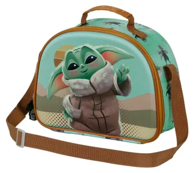 Produktbild von Karactermania - Plecak 3D Star Wars The Mandalorian Grogu Say Hi na lunch i szkołę