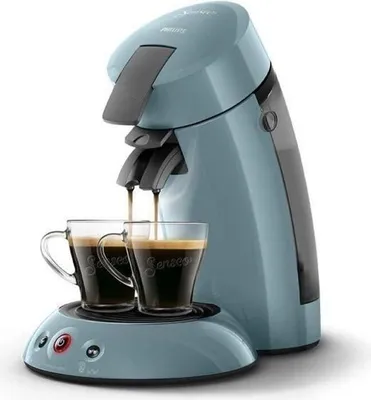 Image de Cafetière à dosette PHILIPS SENSEO Original HD6553/21, Technologie Booster d'arômes, Crema Plus, Bleu Gris