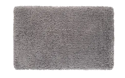 Produktbild von PANA® Flauschige Hochflor Badematten - in versch. Größen, Formen & Farben, Größe:60 x 100 cm, Farben:Grau