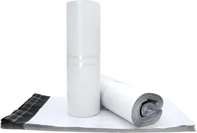 Image de 100 enveloppes d'expédition blanches imperméables, 35 x 45 cm