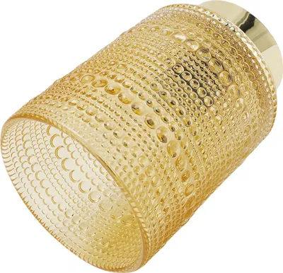 Image de Lampe à piles avec minuterie Ampoule LED Lampe de table en verre ambré Lampe de chevet décorative pour chambre à coucher salon entrée