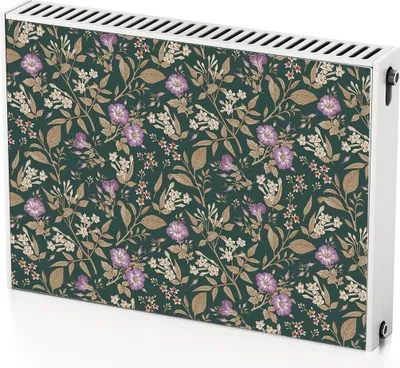 Produktbild von Blumen – Magnetische Heizkörperabdeckung – 80x60 cm – Magnet Heizkörperabdeckung – 3D Würfel – Heizkörperverkleidung – Magnetische Wandverkleidung – Wetterfest