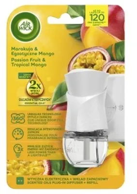Image de Diffuseur d'huiles essentielles Airwick + Recharge Mango & Maracuja, 19 ml