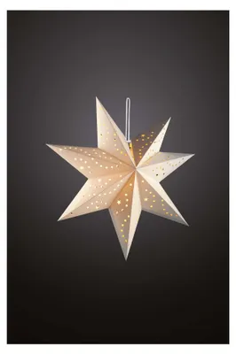 Immagine prodotto di Hellum LED stella di carta bianca 60cm 521801
