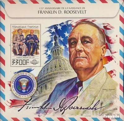 Produktbild von Briefmarken Togo 2017 Mi Block 1505 (kompl. Ausgabe) postfrisch Franklin D. Roosevelt