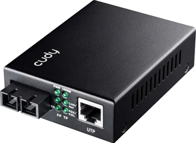Image de Cudy MC100GSA-20 convertisseur de média réseau 1000 Mbit/s 1310 nm monomode Noir