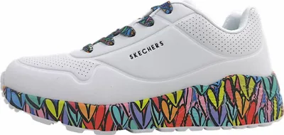 Productafbeelding van Skechers Uno Lite - Subtle Love Kinderschuhe Mädchen Halbschuhe sportlicher Schnürer Weiß Freizeit