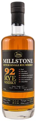 Produktbild von Millstone - 92 Rye Whisky - Zuidam Distillers - Dutch Single Rye Whisky