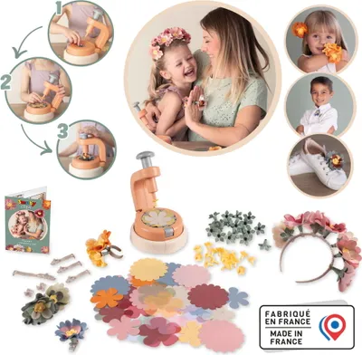 Produktbild von Smoby Kreativität Basteln Crea Kreativset Flower Schmuck-Bastelset 7600350416