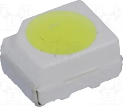 Obrázok produktu pre 2x LED SMD 3528, PLCC2, 1560÷1900 mcd, studená biela, 10000 K, 120°, 20 mA, OSW5DLS1C1A, LED dióda