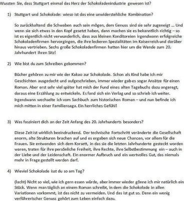 Produktbild von Die Schokoladenvilla