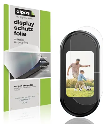 Produktbild von 4x Schutzfolie für CAMWORLD AC27 matt Displayschutzfolie Folie Display Schutz dipos