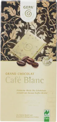 Produktbild von Gepa  Grand Chocolat Café Blanc (100 g)