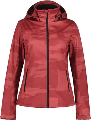 Produktbild von Icepeak Beloit Softshelljacke Kapuzenjacke Damen rot 36