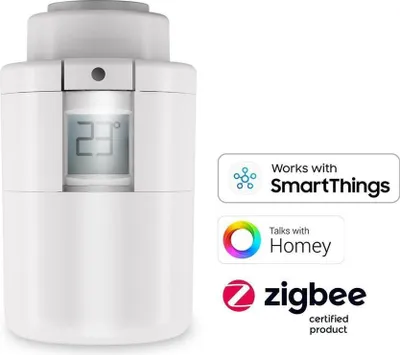Zdjęcie produktu dla Inteligentny termostat Zigbee do grzejników z funkcją wykrywania otwarcia okna
