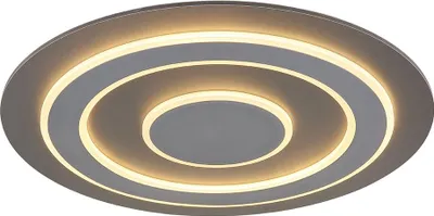 Produktbild von LED Deckenleuchte, Metall, Anthrazit, Grau, D 60 cm
