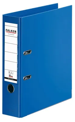 Produktbild von Ordner Chromocolor A4 PP 80mm blau Packung mit 10 Stück
