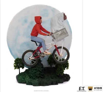 Produktbild von E.T. Der Außerirdische Deluxe Art Scale Statue 1/10 E.T. & Elliot 27 cm