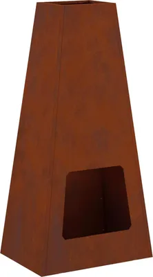 Obrázok produktu pre vidaXL Ohnisko hnedé 50 x 35 x 100 cm Odolné voči poveternostným vplyvom oceľ