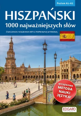 Obrázok produktu pre Hiszpański. Słowa. 1000 najważniejszych słów poziom A1-A2