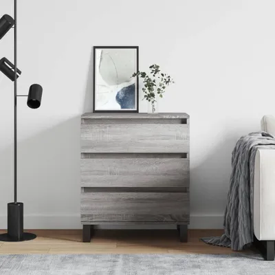 Productafbeelding van vidaXL Dressoir, grijs Sonoma, 60x35x70 cm, houtvezel