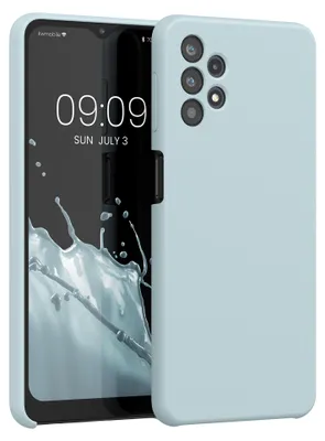 Produktbild von kwmobile Handyhülle für Samsung Galaxy A32 5G Hülle - Case Silikon - Kabelloses Laden - Schutzhülle Cover in Cool Mint