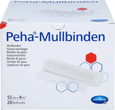 Obrázok produktu pre Peha gázový obväz 12cmx4m, 20 ks BIN
