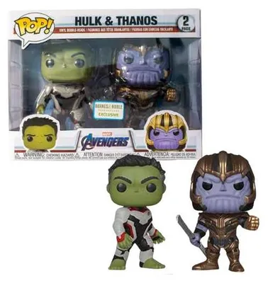 Produktbild von Funko Pop! Marvel: Avengers - Hulk and Thanos 2-pack Barnes & Noble Exclusive