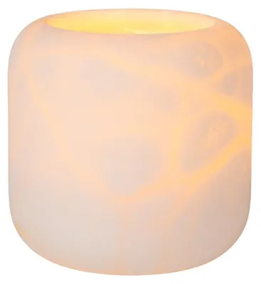 Productafbeelding van Atmooz Oxo M theelichthouder – Ø 12 x H 12,5 cm – Kaarshouder – Lantaarn in natuurlijke stijl – Beige – Luxe interieur – Natuurlijk